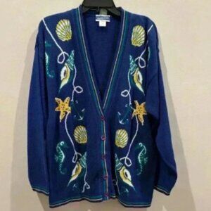 Pendleton Nautical Wool Sweater Size XL